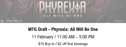MTG Draft - Phyrexia: All Will Be One @ LVBC tournament picture
